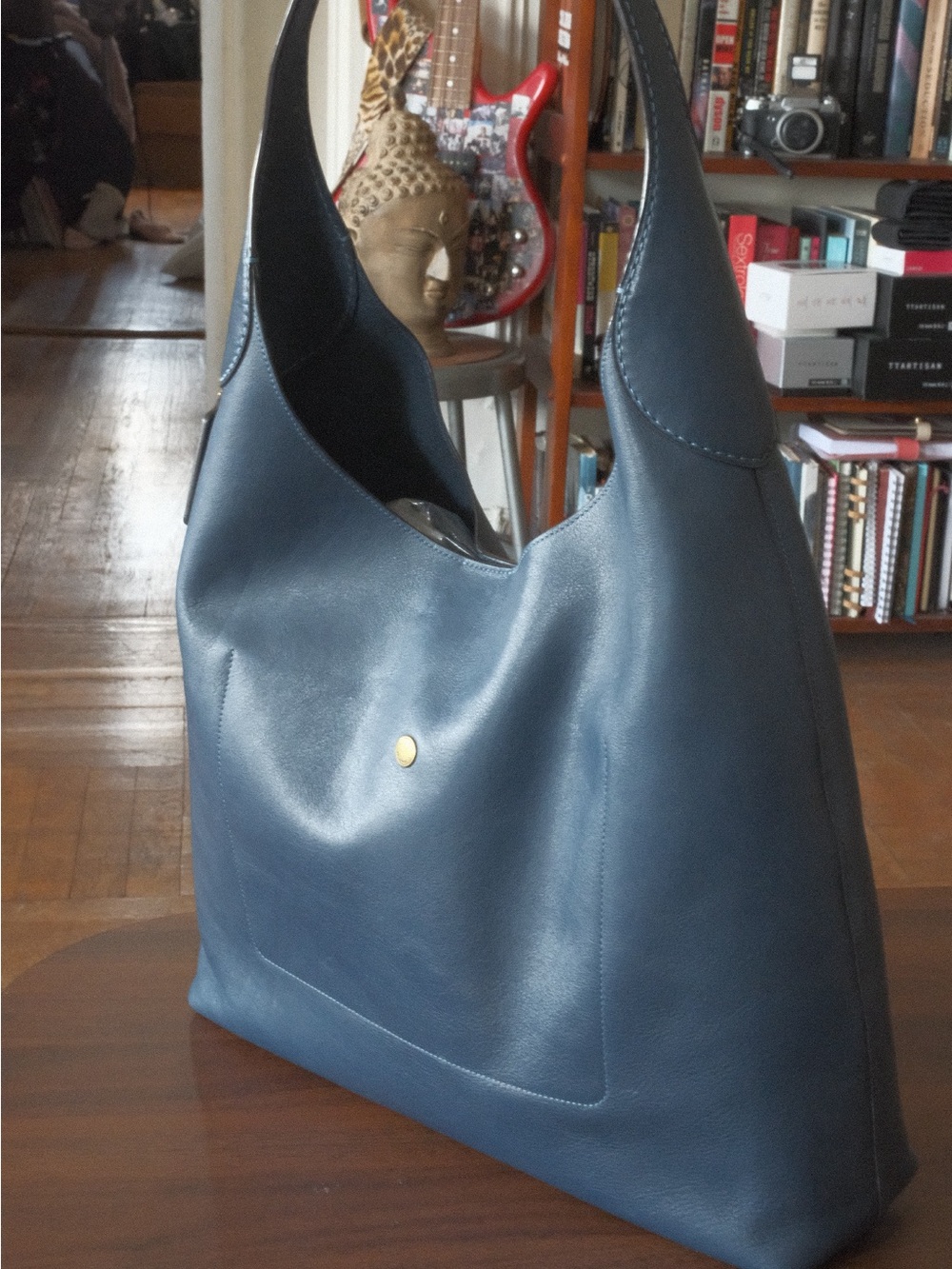 Coach Rare Runway original navy Brooklyn Leather Hobo Shoulder Bag - Picture 2 of 5